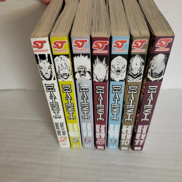 7 Lot Shonen Jump Advanced DEATH NOTE Tsugumi Ohba Takeshi Obata 2 5 6 8 9 10 11 - Picture 2 of 10